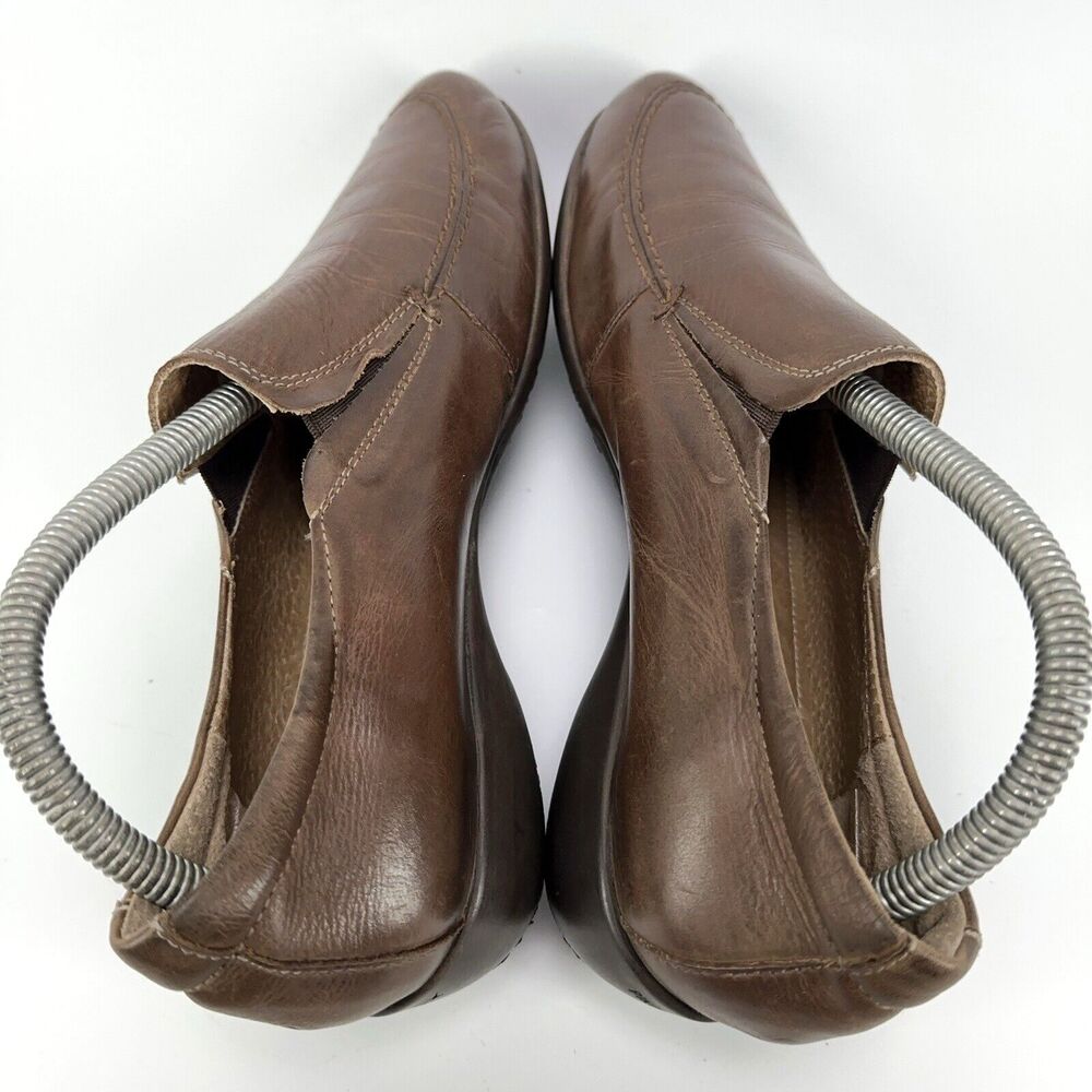 Women Pikolinos Brown Slip On Leather Loafer Mocassin Shoe Size 40 Made in Spain - Picture 4 of 9